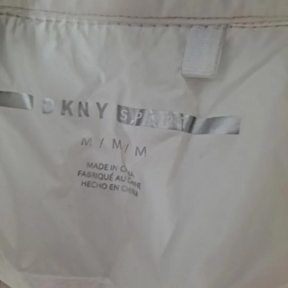 Dkny White Vest‎ with Zipper Pockets Size Medium